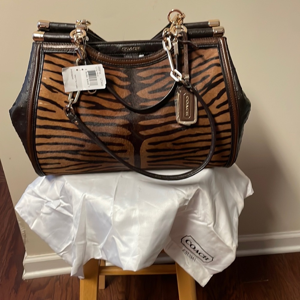 Coach Madison Tiger Print
